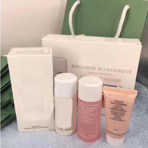 New Sealed Emulsion Ecologique 50ml lotion LYSLAIT Cleansing Milk with White Lily dry/sensitive skin care 30ml Famous brand