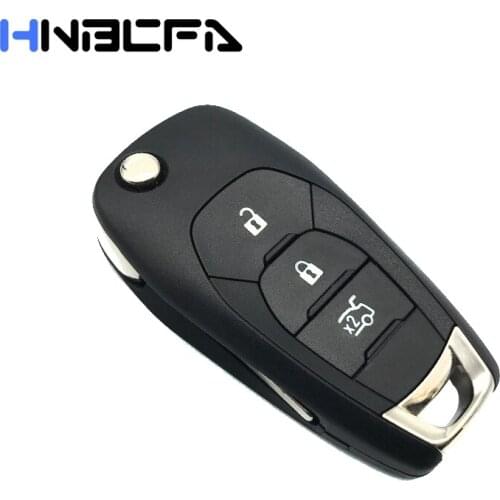 New Folding Modified 3 Button Remote Key Shell Fob For Chevrolet Captiva Cruze Aveo Spark 2014-2018 Flip Key Case Replacement