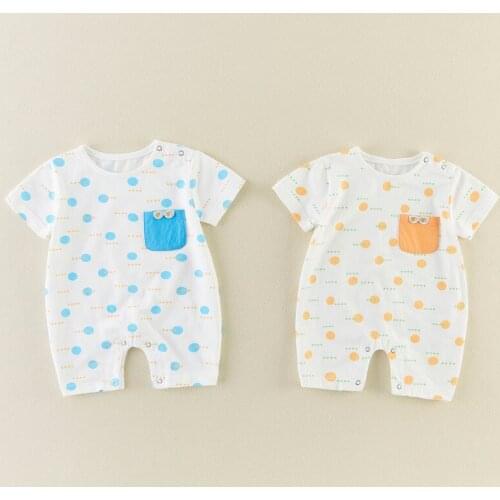 Newborn baby clothes men and women Baoha clothing romper infant summer dress clothing clothes summer coat clothes