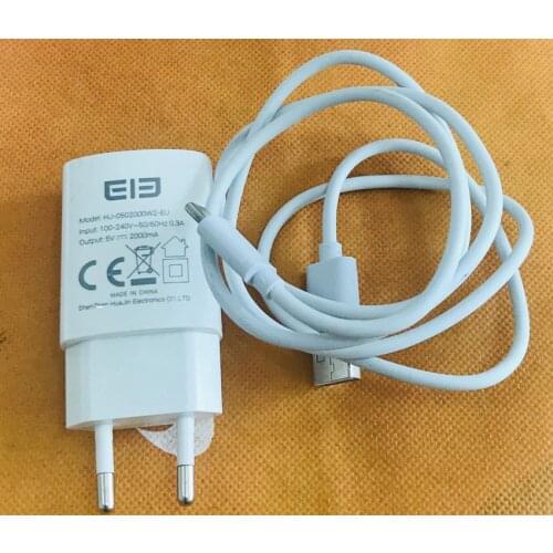 Original Charger Plug + type C Cable for Elephone U Pro E9003 Octa Core Snapdragon Free Shipping