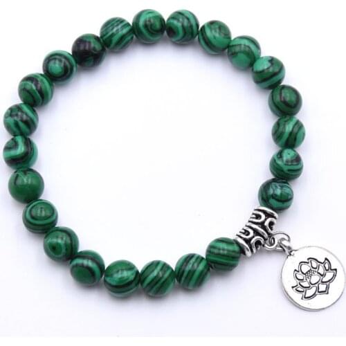 Peacock Lotus Pendant Bracelet Man Fashion Women Gift For Bracelets