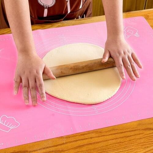 Food Grade Silicone Kneading Dough Non-Stick Mat Scale Maker Pastry Tools Utensils Bakeware Soft Accessories Gadgets