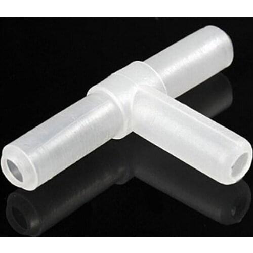 Plastic 3 Way Tee Type Hose Connector Pipe Fitting Tube Joint for Garden, Aquarium Air Pump Line Tubing Hose Joints Connector