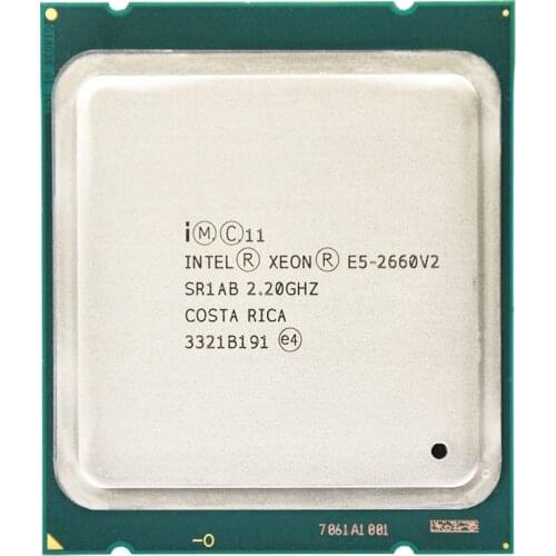 Intel Xeon Processor E5-2660 V2 E5 2660V2 E5 2660 V2 LGA 2011 CPU Ten Cores Xeon Processor Server Desktop CPU