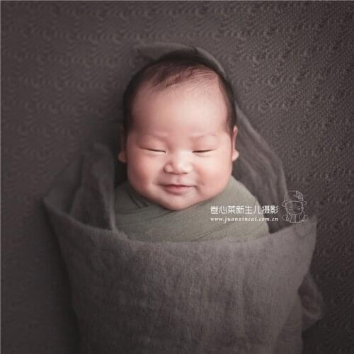 Wool Felt Layer for Newborn Photography Props Basket Stuffer Merino Wrap Baby Swaddle Blanket Layer