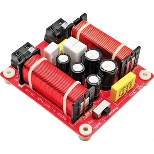 SOTAMIA 1Pcs Crossover 3 Way Pure Midrange Crossover Audio Speaker Frequency Adjustable DIY Home Theatre System Filter