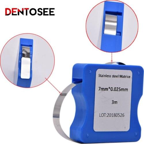 Dental Matrix Bands Clear Strip Roll Restoration Light Cured Resin Bands for Anterior