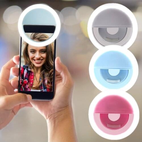 Led Selfie Ring Light Novelty Makeup Lightings Led Selfie Lamp Mobile Phones Photo Night Light Led Mirror Neon Sign Selfie Ring
