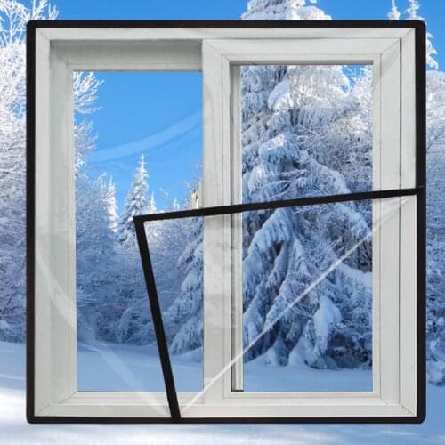 Warm Heat Insulation Windproof Window Film Decorative Self-Adhesive mucosa Film Custom Sticker Energy-saving Film Shrink Curtain