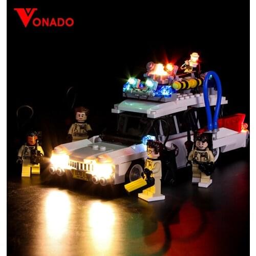 Led Light For 21108 Ghostbusters Ecto-1 Building Bricks Blocks Creator City 16032 Toys ( Light With Battery Box)