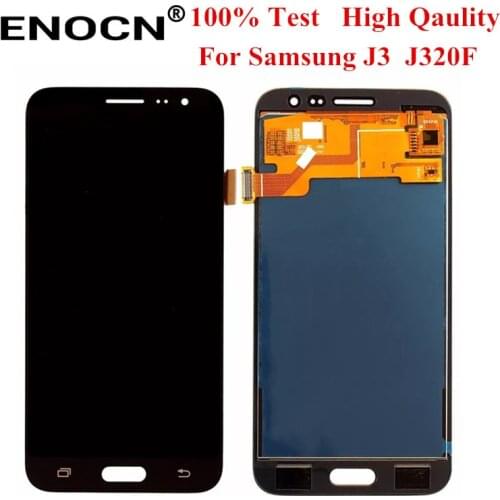 TFT LCD For Samsung Galaxy J3 J320 LCD 2016 J320F J320M LCD Display Touch Screen Digitizer with brightness Adjustment