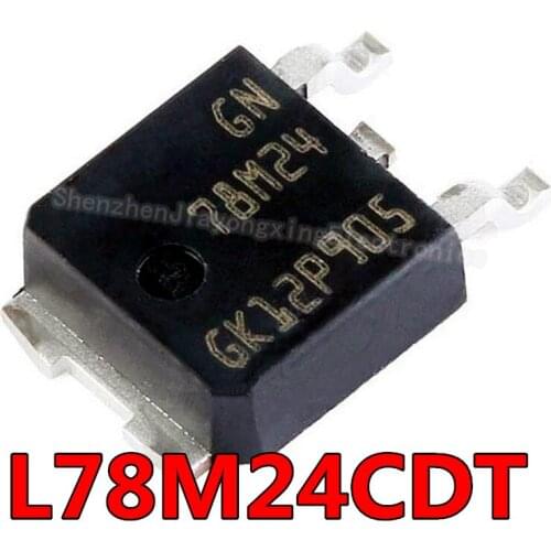 10PCS/LOT 78M24 L78M24CDT TO-252 24V 0.5A New original spot hot sale