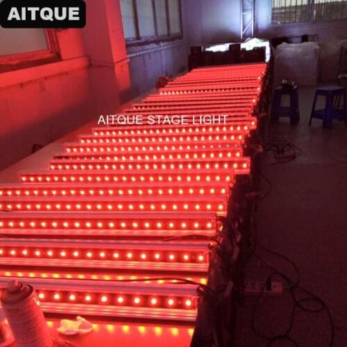24pcs Led stage lighting led washer 24x3w rgbw bar dmx linear stage outdoor led wall washer