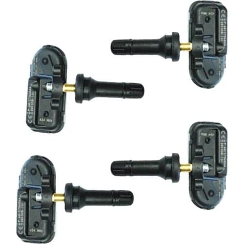 4pcs For 14-16 Jeep Cherokee Ram 1500 68249197AA New Manufactured TPMS Tire Pressure Monitor Sensor 68239720AB 68157568AB