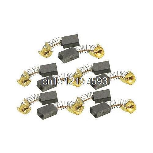 5 Pairs Reparing Parts 31/64" x 5/16" x 7/32" Rotary Hammer Carbon Brush