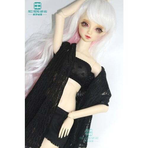 BJD accessories doll clothes for 1/3 BJD SD doll fashion black cardigan, short skirt