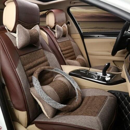 Car cushion linen set seat covers for Peugeot 301 2008 308 408 508 3008 RCZ 208 4008 308S Caddy Combi VR6 multivan Golf GTI CC