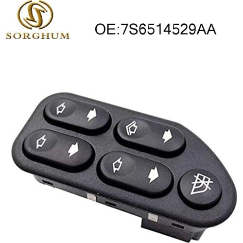 Car Electric Window Master Lifter Control Switch Regulator Button For 7S6514529AA Ford Ranger Fiesta Ecosport