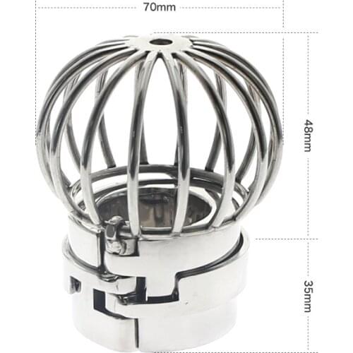 Stainless Steel Chaste Cage New Male penis Ring Cock Ring Body Bondage Sex Toys for Men Chastity Device