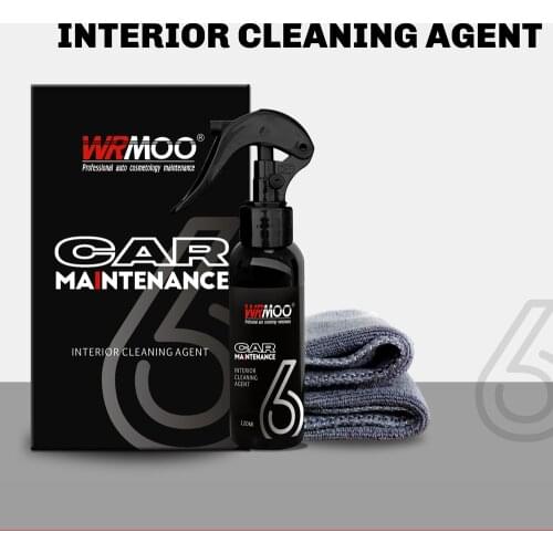 120ml Car Interior Seat Cover Cleaning Agent Car Care Cleaning Kit Interior Cleaner Film Anti Fouling Auto Accessories