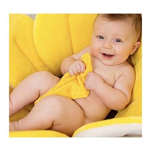 HEYFON Baby Blooming Bath Lotus Plush Toys.Baby Flower Bath Tub Seat Mat Blooming Flora Sponge Shower Pad