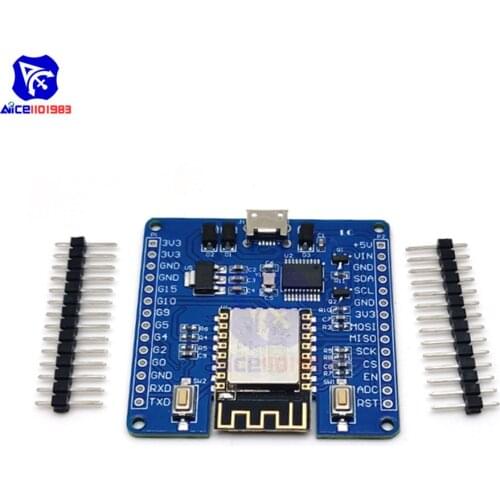 Diymore Micro USB ESP8266 ESP-12F Wireless Module CH340 Serial Port MicroPython Programmable Development Board for Arduino DC 5V