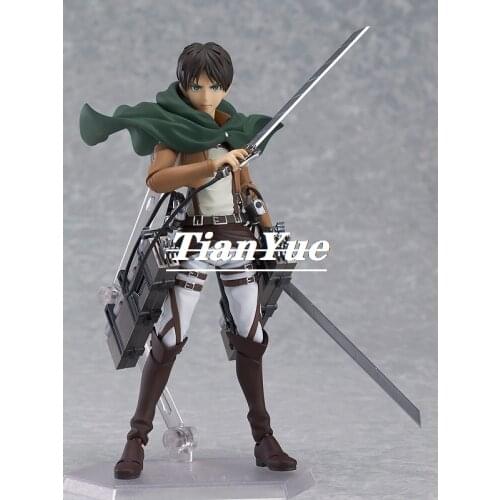 Attack on Titan Eren Jaeger Figma 207 Action Figure Model Toy 15cm