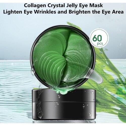 30 Pair 60 Sticker Seaweed Hyaluronic Acid Eye Mask Age Remove Aging Eye Dark Moisturizing Anti Bag Wrink Serum Patches