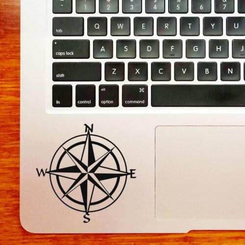 Marine Compass Vinyl Trackpad Laptop Sticker for Apple Macbook Pro Air Retina 11 12 13 15 inch Mac Book Skin 14" Notebook Decal