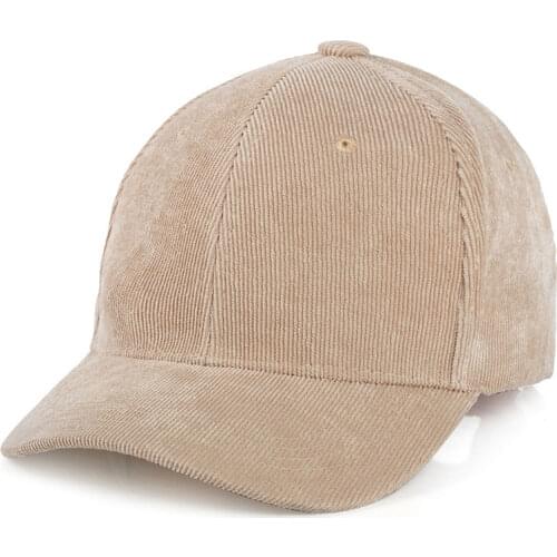 Men Womens Corduroy Cord Baseball Cap Adjustable Strap Back Trucker Hats