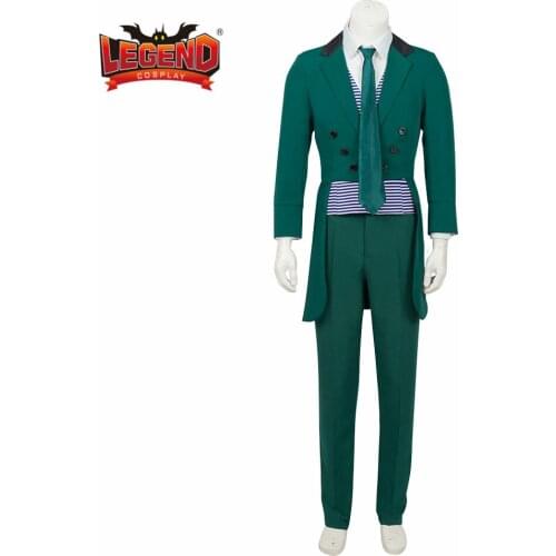 The Haunted Mansion the Male Cast Cosplay Costume mens ghost suit outfit green regency outfit