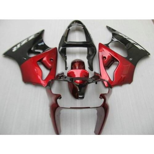 Injection mold Fairing kit for KAWASAKI Ninja ZZR600 05 06 07 08 ZZR 600 2005 2008 ABS Red black Fairings set+7gifts KL07
