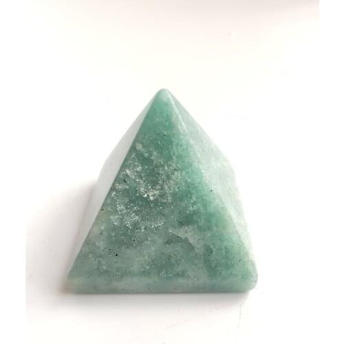 Natual Amazonite Pyramid Red Jasper Pyramid Feng Shui Stone Carved Crafts Egypt Egyptian Point Chakra Healing Reiki Crystal
