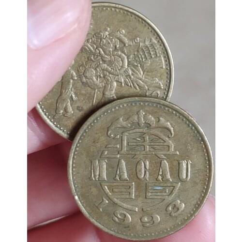 23mm Dragon Dance Macau ,100% Real Genuine Comemorative Coin,Original Collection