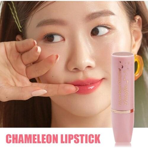 3 Colors Crystal Jelly Lip Balm Lipstick Flower Temperature Color Changing Lip Balm Gloss Transparent Long Lasting Moisturizer