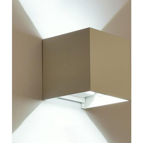 Christmas dimming lampada luminaria LED Aluminium wall light rail project Square LED lamp bedside room bedroom Popel tv lighting