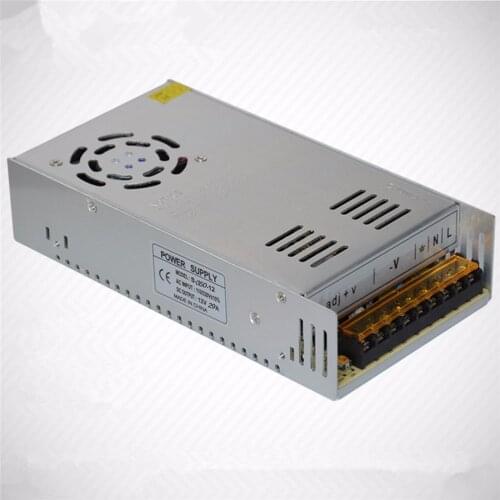 S-360-12 DC Power Source Input 110/220VAC Output 12VDC 29A 350W Regulated Switching Power Supply Transformer