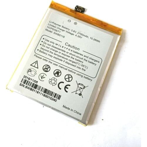 Stonering 2700mAh SWB0116 Replacement Battery For Wileyfox Swift 2 /2 Plus cellphone