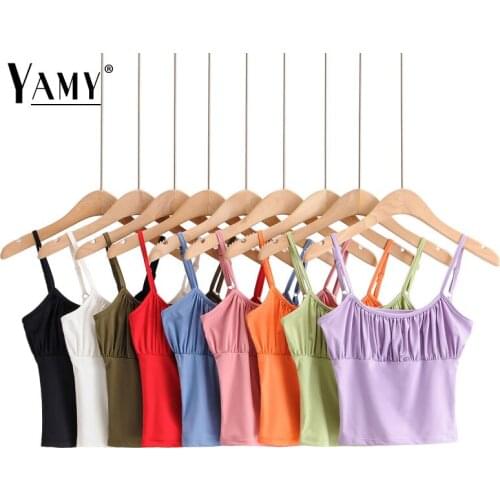 Женские укороченные топы YAMY China At AliExpress