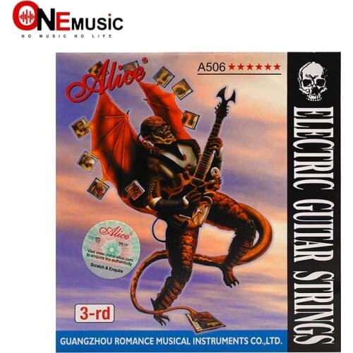 10pcs Alice 3rd A506 Super Light .0.016 inch Steel Electric Guitar Strings