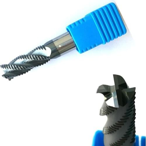 14mmx45mm HRC45 Roughing End Mills 4 flutes Milling cutters CNC rough EndMill Tools Carbide router bits milling bits