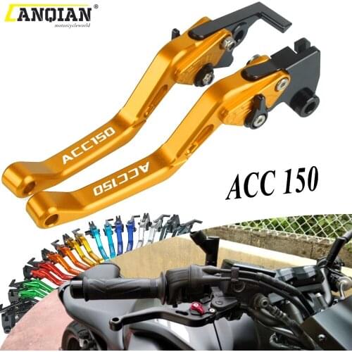 Motorcycle Accessories Lever CNC Aluminum Adjustable Foldable Extendable Brake Clutch Levers For KYMCO ACC150 ACC 150 All Year