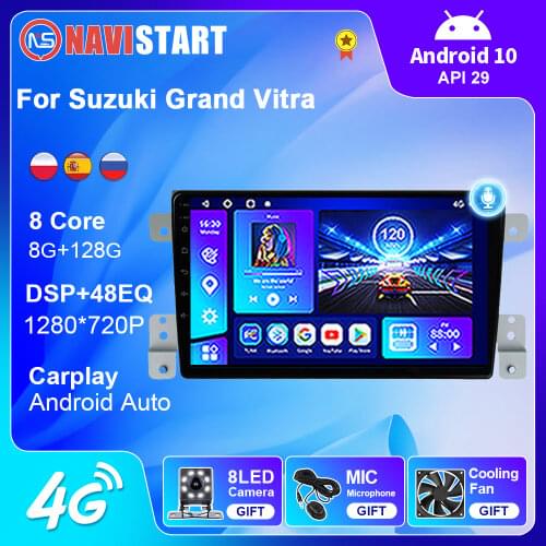 For Suzuki Grand Vitra 2005-2015 Car Radio 2din Autoradio Automotive Sound Android Auto Carplay Audio Multimídia Video Players