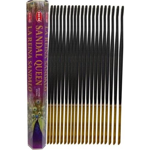 Hem Incense Sandalwood Queen Stick Incense 20li (Sandal Queen) candles and scents свечи и ароматы velas y aromas