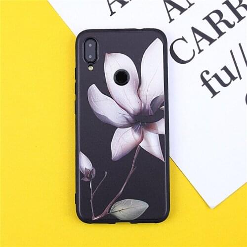 Cool lovely Case For Samsung Galaxy A20 A20E A30 A40 A50 A60 A70 A10 M40 3D Relief Floral Phone Case For Samsung S10 Plus S10 E
