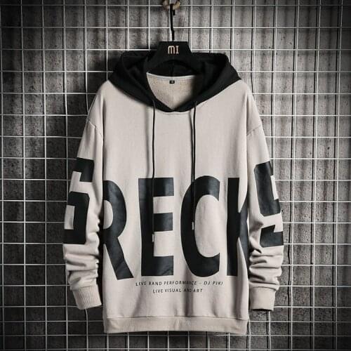 Fleece Hoodies Men Casual Striped Printed Thick Hooded Fashion Lounge Wear Designer Sweatshirt Plus Size Hip Hop High Streetwear