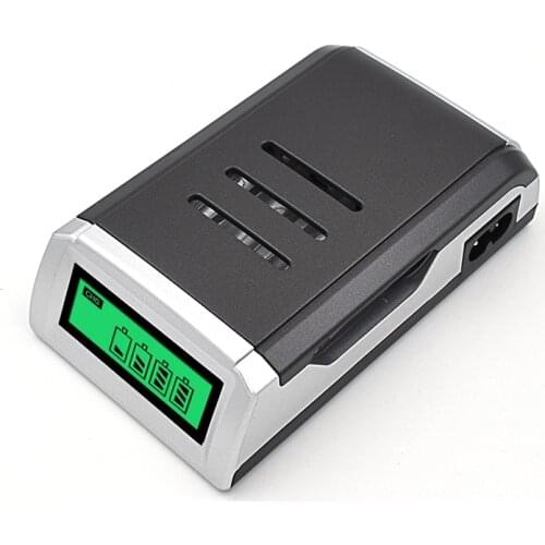 LCD Display With 4 Slots Smart Intelligent Battery Charger For AA / AAA NiCd NiMh Rechargeable Batteries