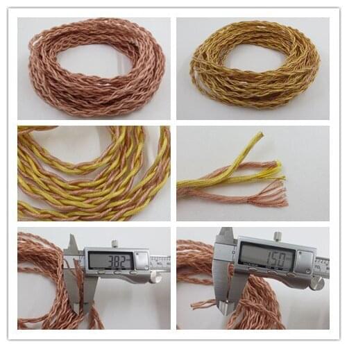 Diy headphone cable 15AWG 4 shares OD: about 3.8mm