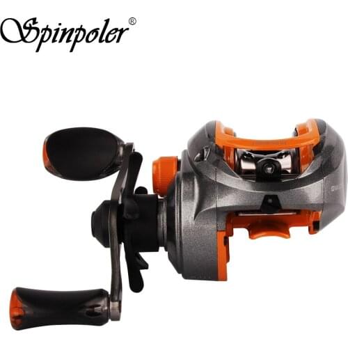 Spinpoler GW.CA Magnetic Brake Baitcasting Reel High Speed 6.1:1 Baitcast Reel 8+1BB Drag Power 5KG Right/Left Hand Fishing Reel
