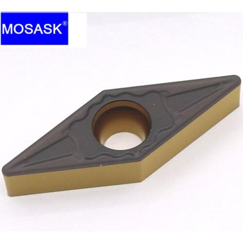 MOSASK 10PCS VBMT 1604 04 08 ZC32 CNC Lathe Machining Tool Cutting Boring Steel Processing Solid Turning Carbide Inserts